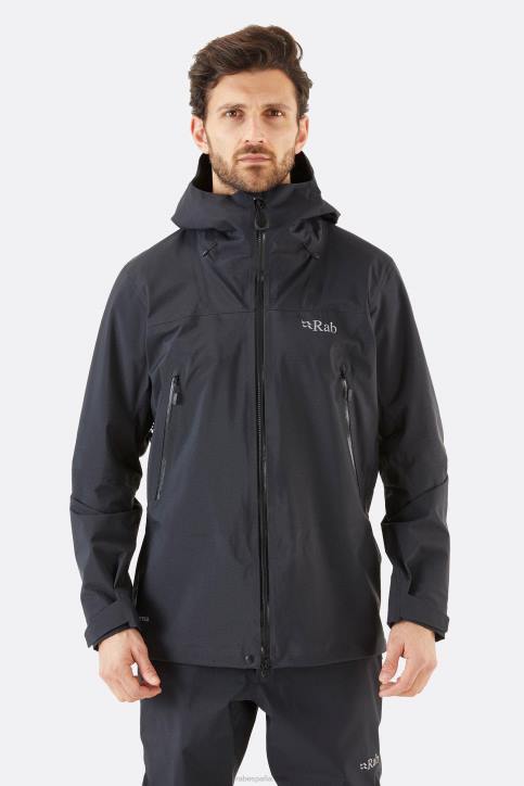 Hombres Rab Chamarra Kangri Gore-tex Dt4b900 Negro