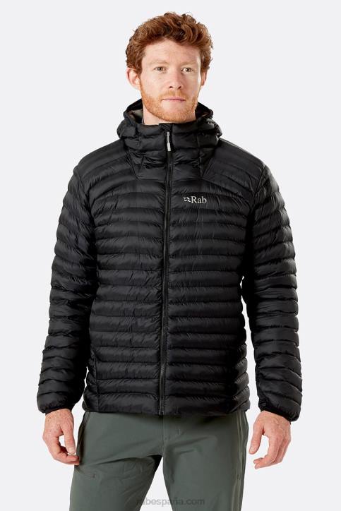 Hombres Rab Chaqueta Abrigos Cirrus Alpine Dt4b774 Negro