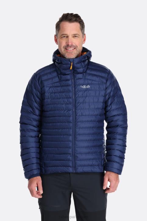 Hombres Rab Chaqueta Impermeable Cirrus Alpine Dt4b775 Tinta Profunda