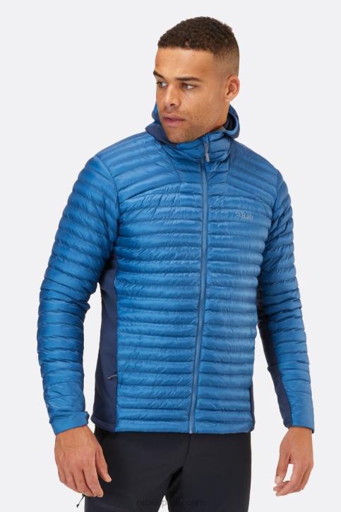 Hombres Rab Chaqueta Con Capucha Cirrus Flex 2.0 Dt4b807 Mezclilla