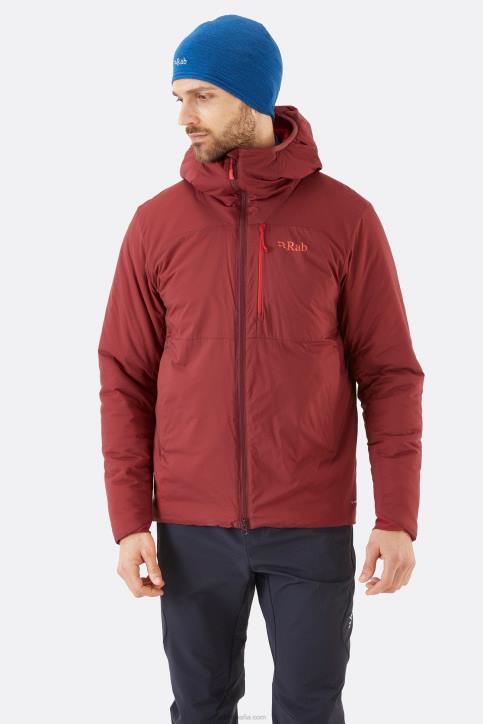 Hombres Rab Chaqueta Con Aislamiento Alpino Xenair Dt4b823 Rojo Sangre De Buey