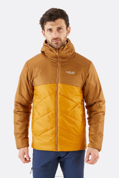 Hombres Rab Chaqueta Con Aislamiento De Xenón 2.0 Dt4b886 Caramelo/butternut Oscuro
