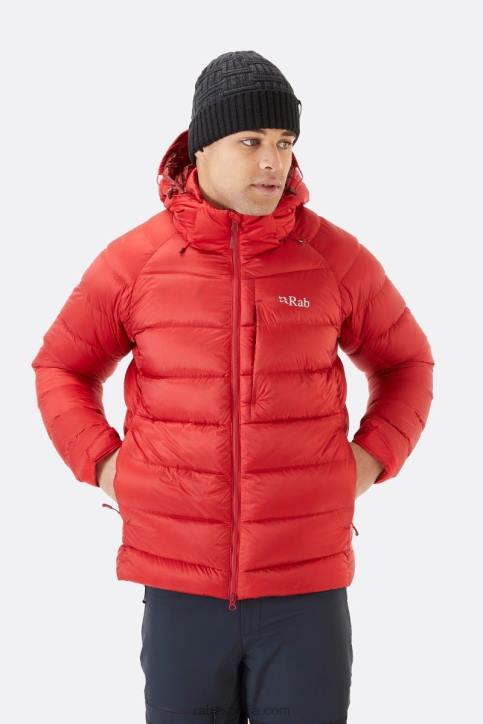 Hombres Rab Chaqueta De Plumón Axion Pro Dt4b763 Ascenso Rojo