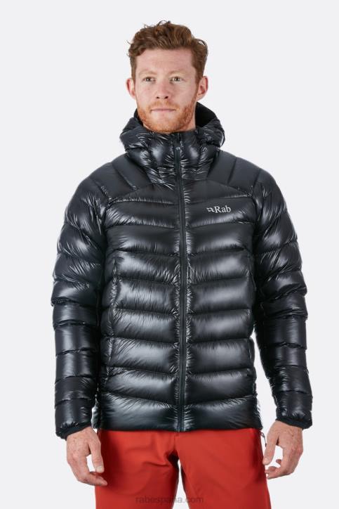 Hombres Rab Chaqueta De Plumon Cero G Dt4b779 Negro