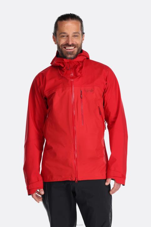 Hombres Rab Chaqueta Latok Mountain Gore-tex® Pro Dt4b906 Ascenso Rojo