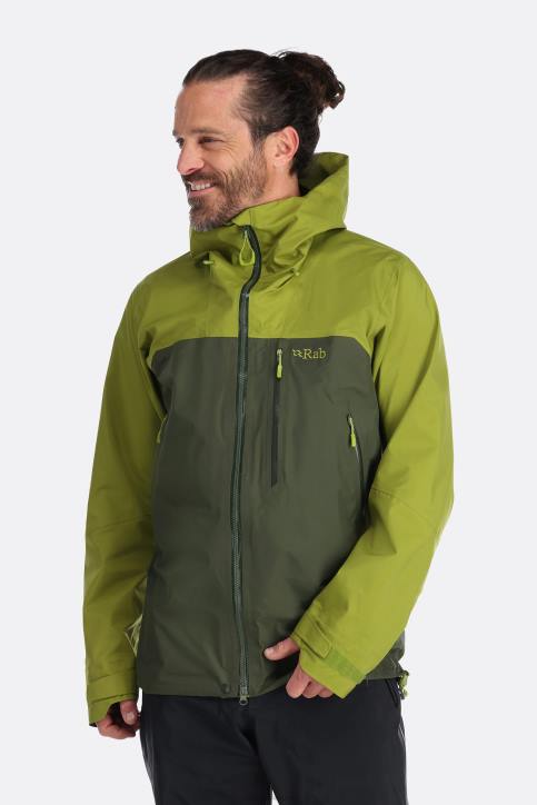 Hombres Rab Chaqueta Latok Mountain Gore-tex® Pro Dt4b907 Verde álamo Temblón/ejército