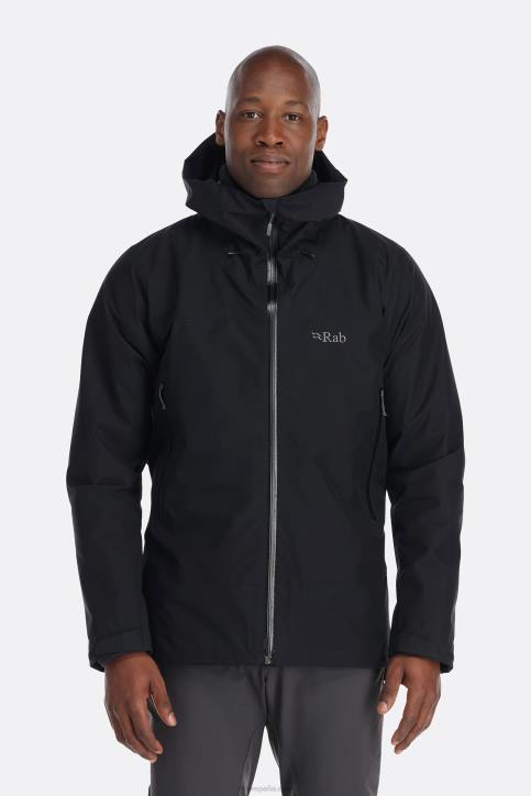 Hombres Rab Chaqueta Namche Gore-tex® Dt4b914 Negro