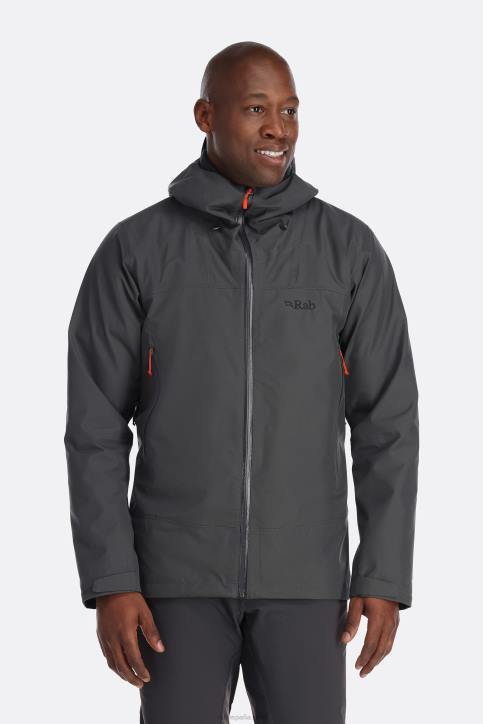 Hombres Rab Chaqueta Namche Gore-tex® Dt4b915 Grafeno