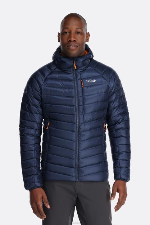 Hombres Rab Sudadera Con Capucha De Plumon De Argon Dt4b826 Tinta Profunda