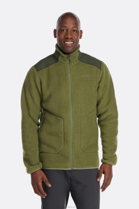 Hombres Rab Chaqueta Avanzada Dt4b945 Verde Clorito