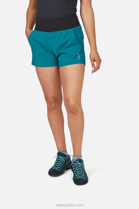 Mujer Rab Pantalones Cortos De Impulso Dt4b481 Marina Azul