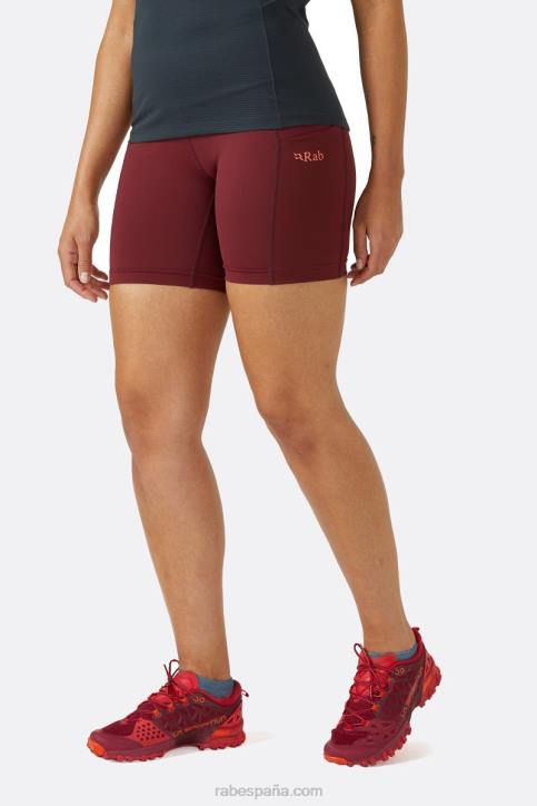 Mujer Rab Pantalones Cortos Talus Ajustados Dt4b492 Brezo Profundo