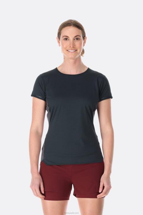 Mujer Rab Camiseta Ultra Sónica Dt4b290 Beluga/grafeno
