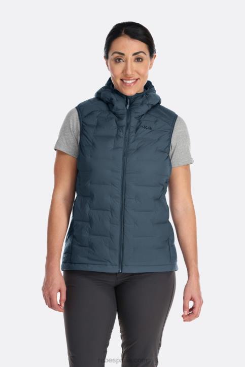 Mujer Rab Chaleco Elástico De Codo Dt4b138 Azul Orión