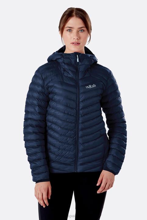 Mujer Rab Chaqueta Impermeable Cirrus Alpine Dt4b38 Tinta Profunda