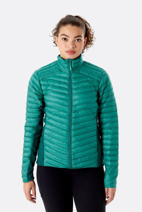 Mujer Rab Chaqueta Aislante Cirrus Flex 2.0 Dt4b86 Tormenta Verde