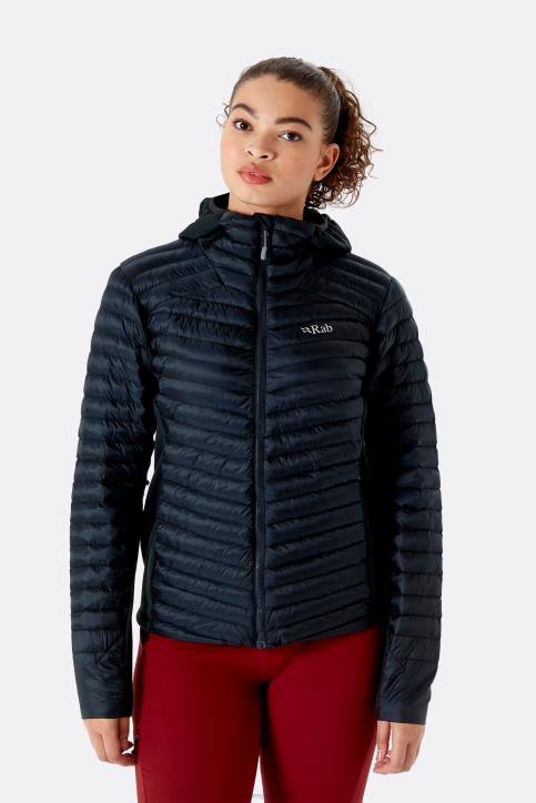 Mujer Rab Chaqueta Con Capucha Cirrus Flex 2.0 Dt4b52 Negro