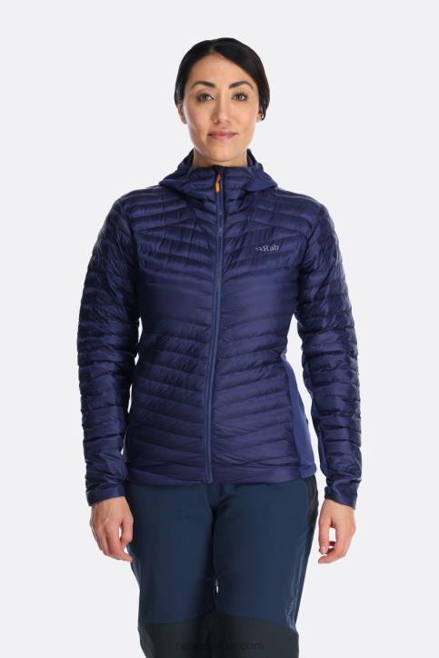 Mujer Rab Chaqueta Con Capucha Cirrus Flex 2.0 Dt4b57 Patriota Azul