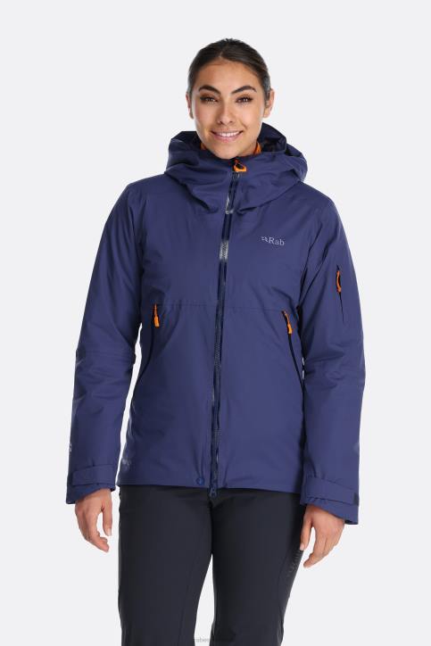 Mujer Rab Chaqueta Con Aislamiento Khroma Transpose Dt4b130 Patriota Azul