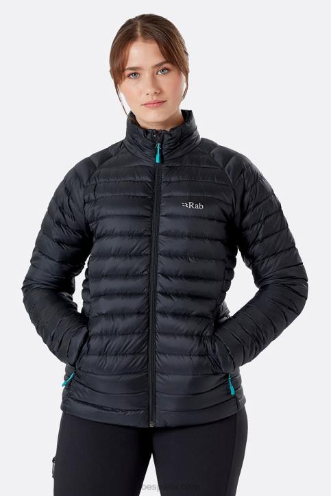 Mujer Rab Chaqueta Ultraligera Dt4b45 Negro