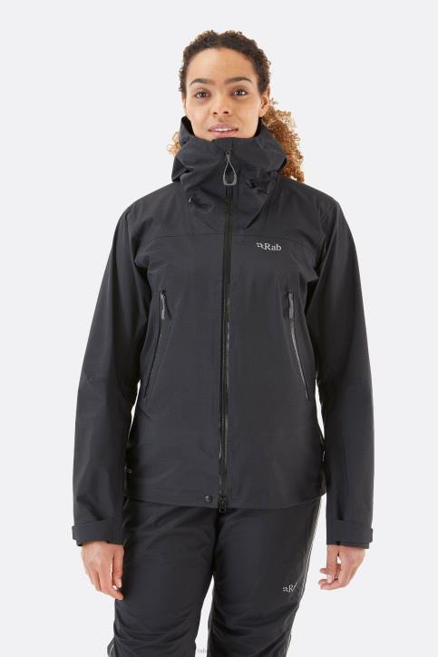 Mujer Rab Chamarra Kangri Gore-tex Dt4b177 Negro