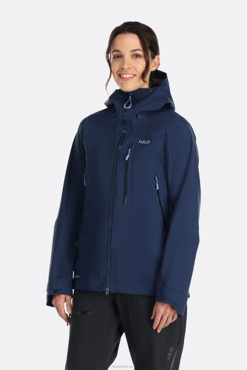 Mujer Rab Chaqueta Zanskar Gore-tex® Dt4b200 Tinta Profunda