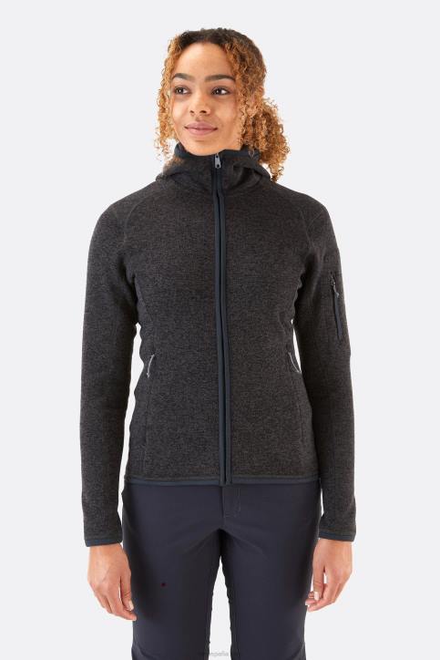 Mujer Rab Búsqueda Sudadera Con Capucha De Lana Dt4b330 Antracita