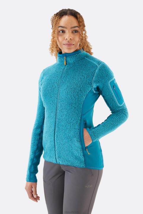 Mujer Rab Chaqueta Polar Syncrino Hl Dt4b313 Aguamarina