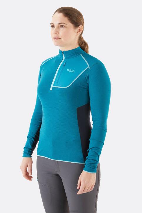 Mujer Rab Jersey De Forro Polar Ligero Syncrino Dt4b347 Ultramarino