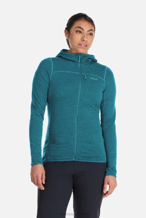 Mujer Rab Sudadera Con Capucha Ascendor Light Dt4b379 Marina Azul