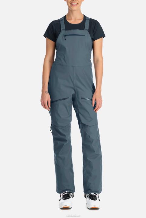 Mujer Rab Babero Impermeable Khroma Kinetic Dt4b422 Azul Orión