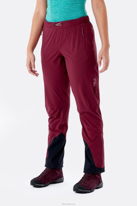 Mujer Rab Pantalón Impermeable Cinético 2.0 Dt4b424 Brezo Profundo