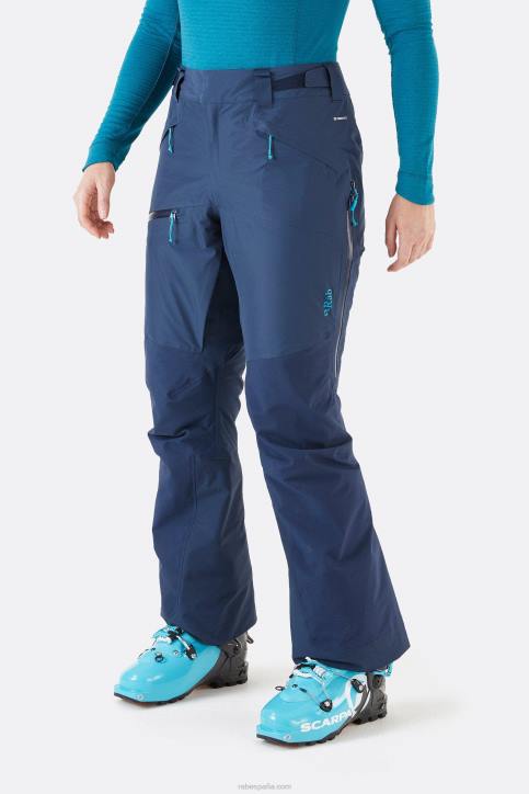 Mujer Rab Pantalones Khroma Volition Gore-tex Dt4b417 Tinta Profunda