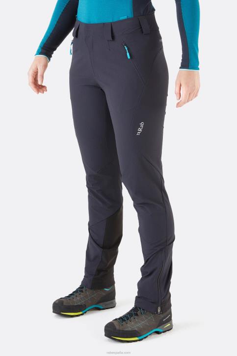 Mujer Rab Ascender Como Pantalones Softshell De Escalada Dt4b430 ébano