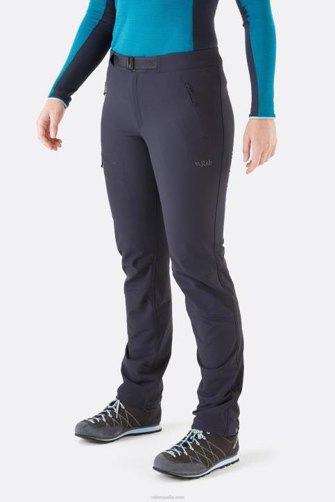 Mujer Rab Inclinado Como Pantalones Softshell Dt4b406 ébano