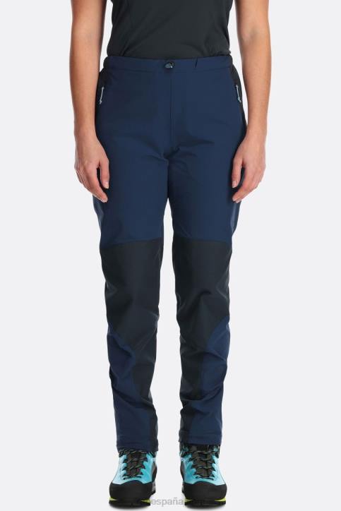 Mujer Rab Pantalones De Torsión Dt4b445 Tinta Profunda