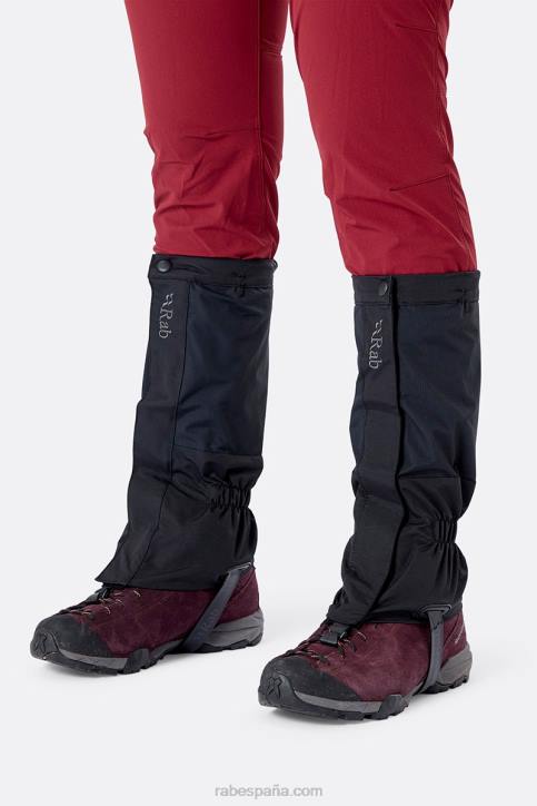 Unisexo Rab Polaina De Trekking Dt4b677 Negro