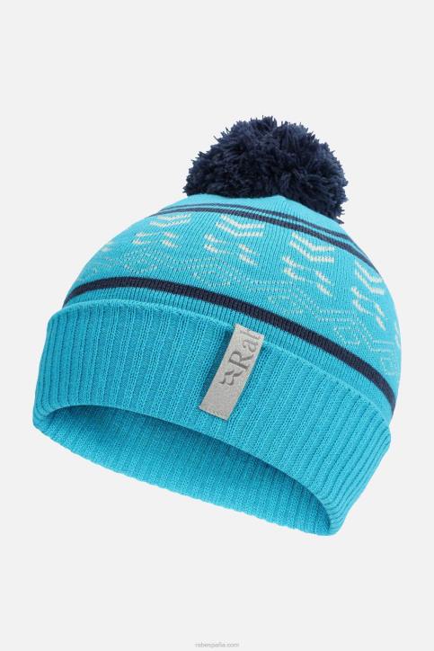 Unisexo Rab Gorro Con Pompon Khroma Dt4b534 Aguamarina/tinta Profunda