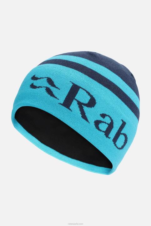 Unisexo Rab Gorro Rab Con Banda Del Logo Dt4b538 Tinta Profunda/aguamarina