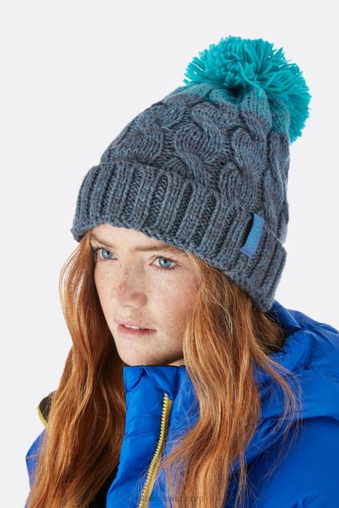 Unisexo Rab Gorro Trenzado Dt4b510 Acero